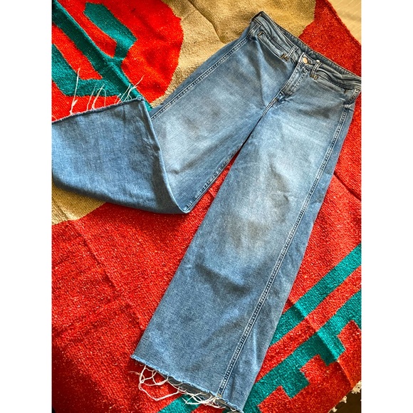 &Denim H&M High Waist Wide Leg Denim Jean Pants - Picture 1 of 5